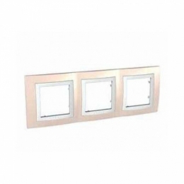 Рамка тройна UNICA BASIC крем  112063